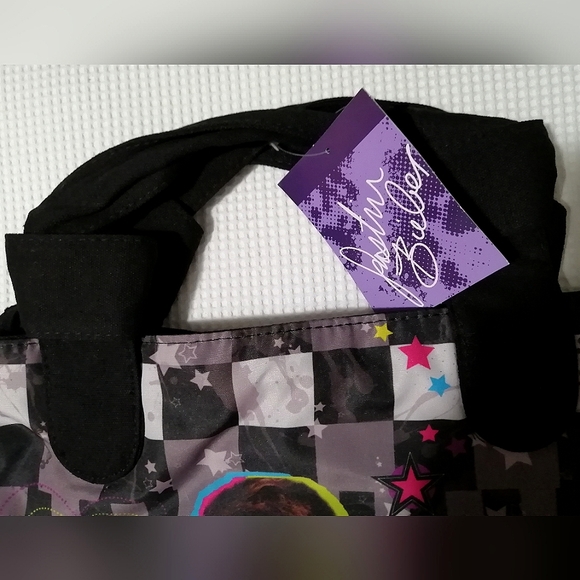 Justin Bieber Pop Music "Justin Forever" 2012 Zippered Purse / Tote NWT - Picture 3 of 7